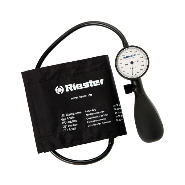 Tensiometru mecanic RIESTER shock-proof, alb 1251-107, 