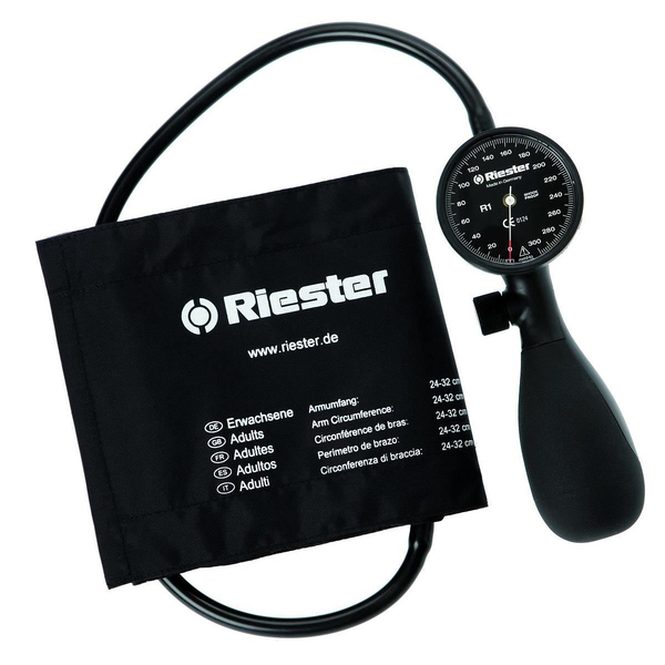 Tensiometru mecanic RIESTER shock-proof negru 1250-150, 