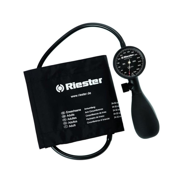 Tensiometru mecanic RIESTER shock-proof, negru 1250-107, 