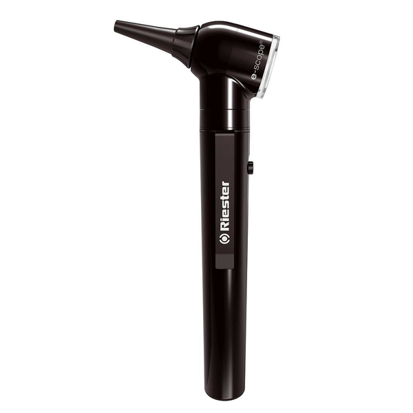 Otoscop negru E-scope Riester, F.O XENON XL 2.5V 2111-202, 