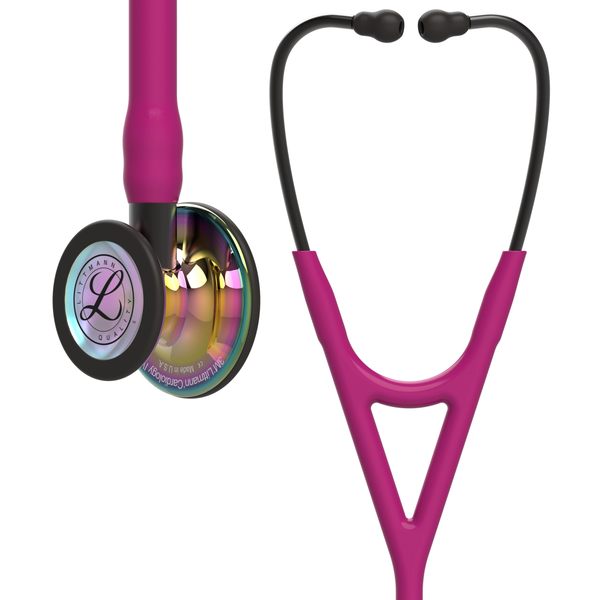 Stetoscop 3M Littmann, Cardiology IV, Rainbow, Raspberry 6241, 