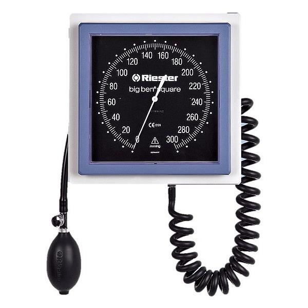 Tensiometru mecanic de perete, Riester Big Ben, cadran patrat 1465, 